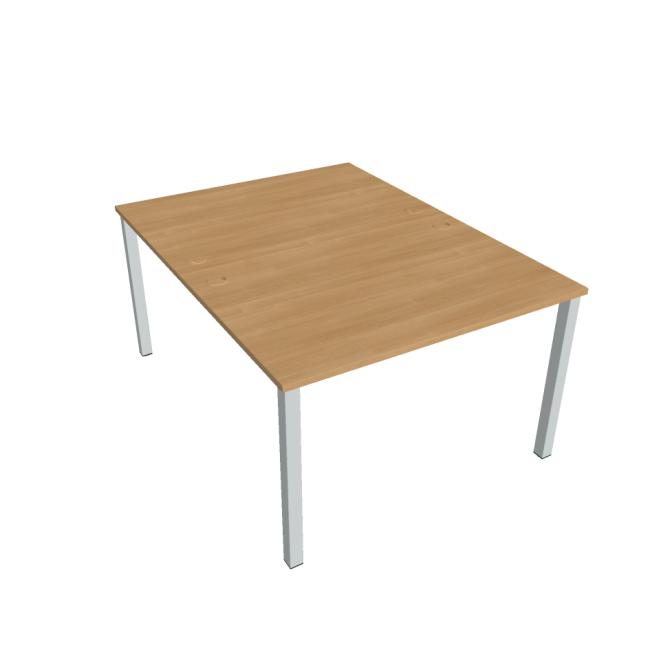 [ON112063] Uni work table, double, 120x75.5x160 cm, oak/grey
