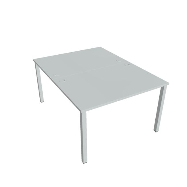 [ON112083] Uni work table, double, 120x75.5x160 cm, gray/grey