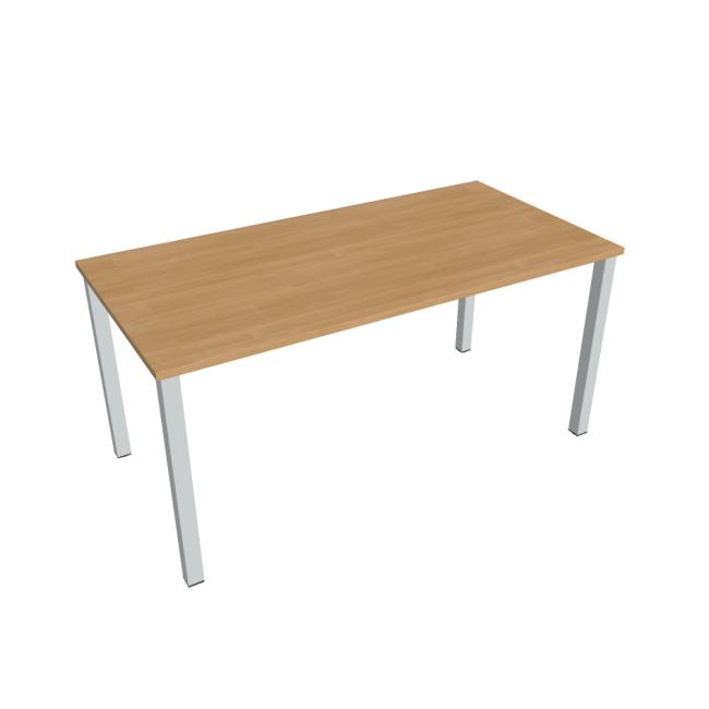 Conference table Uni, 160x75.5x80 cm, oak/grey