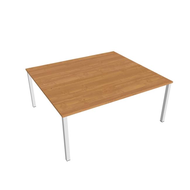 [ON118034] Uni work table, double, 180x75.5x160 cm, alder/white
