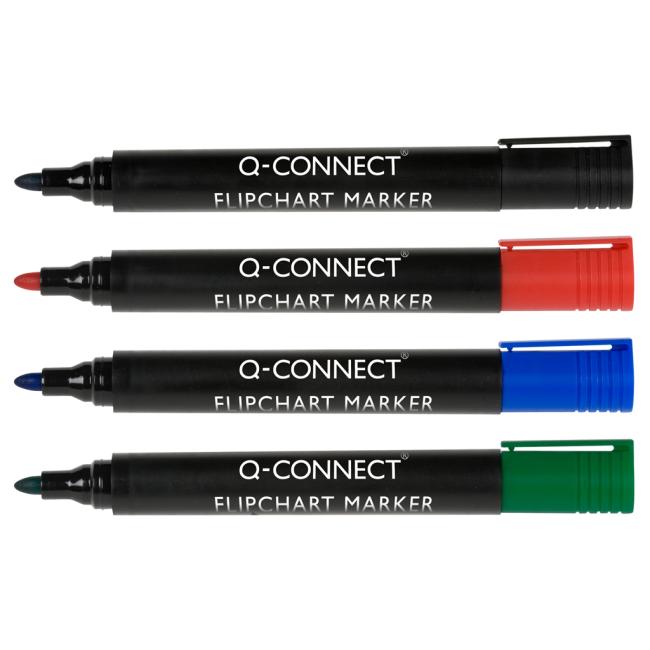 [QC001551] Set of markers for Q-CONNECT 4S flipchart blocks