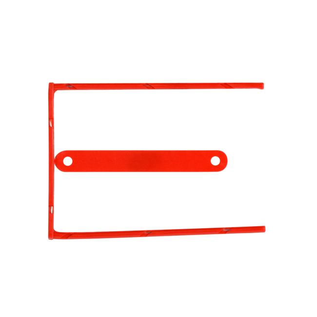 Archival Q-CONNECT metal clip coated with red plastic