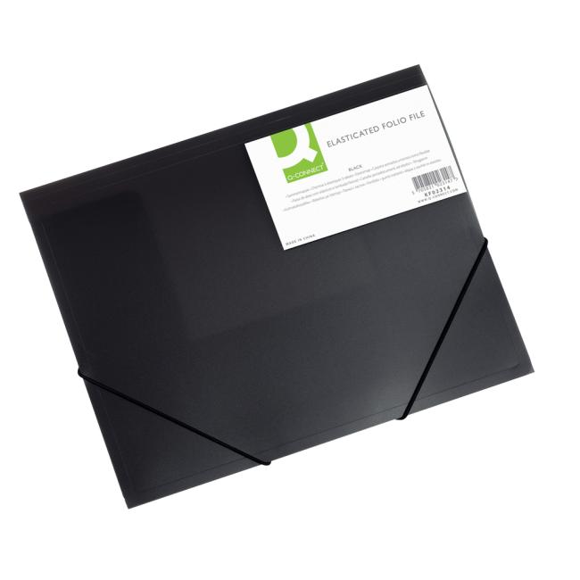 [QC002314] Plastic cover with rubber Q-CONNECT black