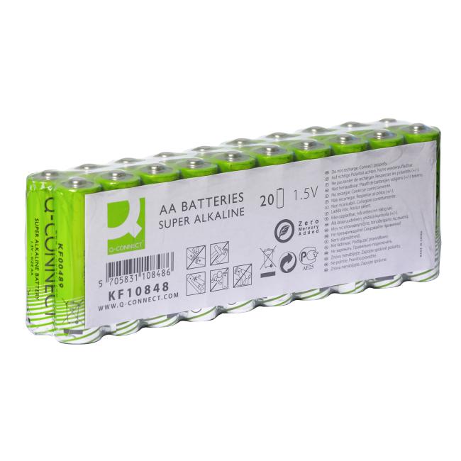 [QC010848] Battery Q-CONNECT AA pencil 20 pcs
