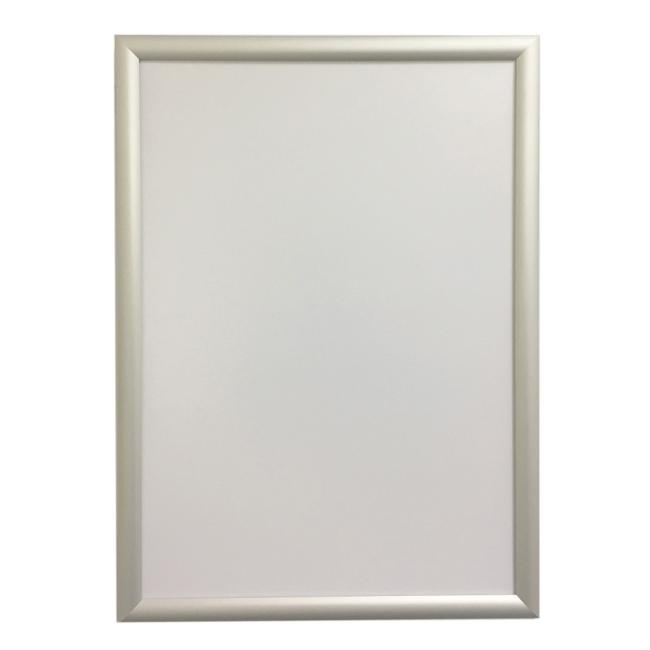 Klaprám Q-CONNECT A4, ostrý roh, strieborný