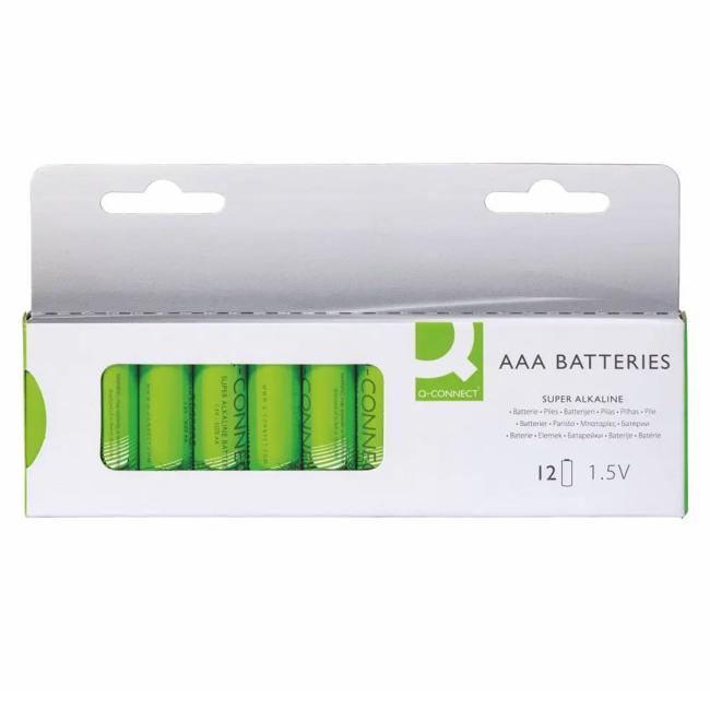 Battery Q-CONNECT AAA micropencil 12 pcs