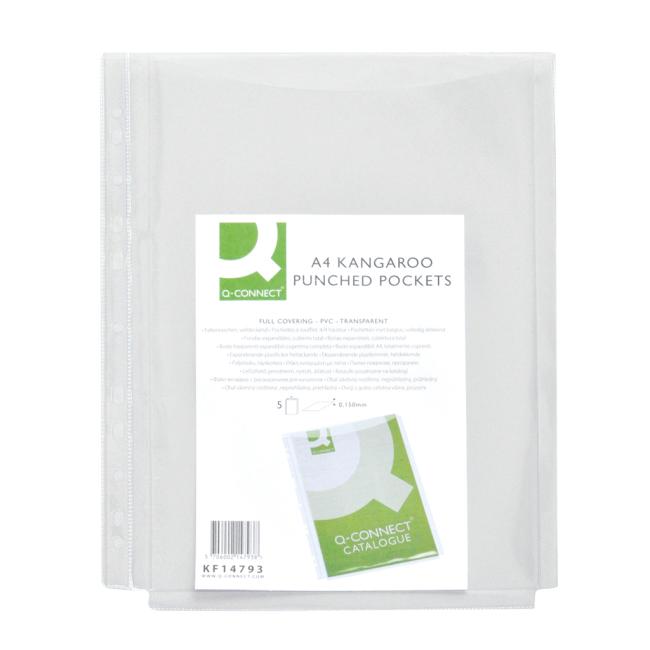 Euroobal na katalógy Q-CONNECT 150mic 5 ks v sáčku