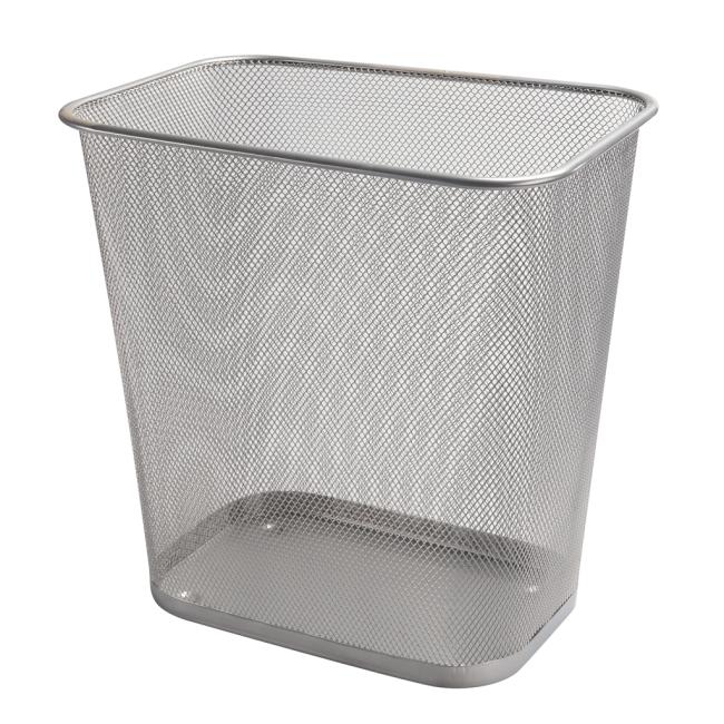 Wire basket 13 ℓ square silver