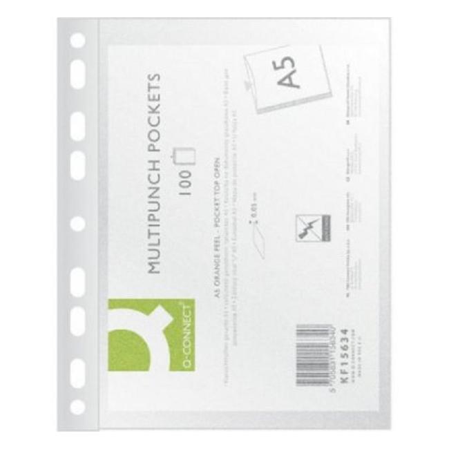 [QC015634] Eurocover Q-CONNECT A5 matný 50mic v taške