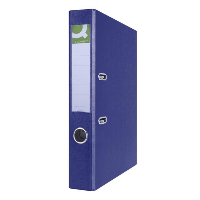 [QC015969] Lever filer Q-CONNECT semi-plastic 5cm dark blue