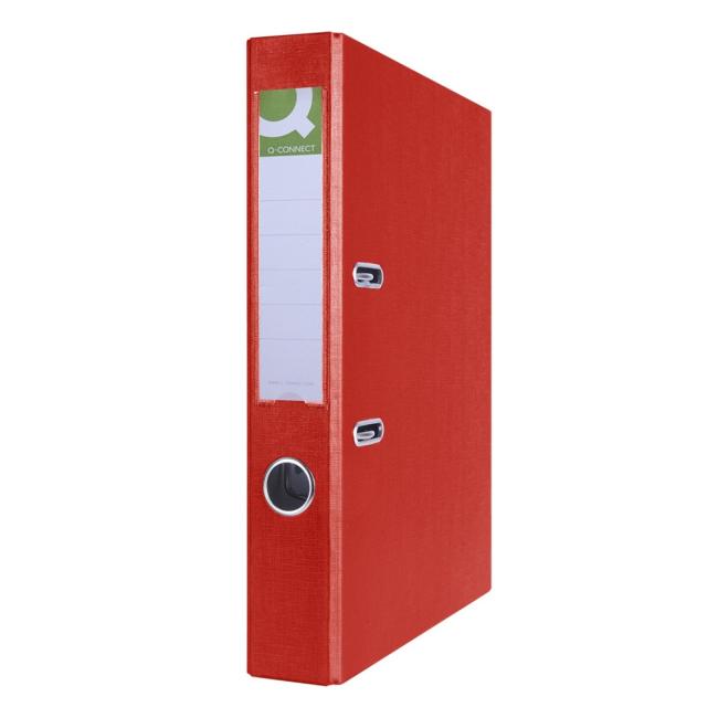 [QC015970] Lever filer Q-CONNECT semi-plastic 5cm red