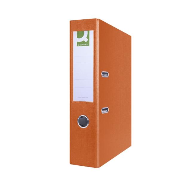 [QC015981] Lever filer Q-CONNECT semi-plastic 7.5 cm orange