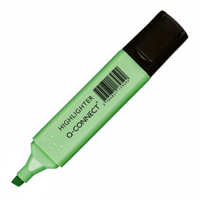 Highlighter Q-CONNECT pastel green
