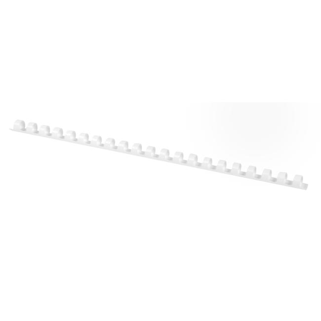 Plastic combs Q-CONNECT 8mm white