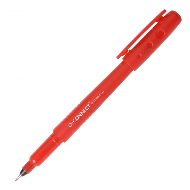 Liner Q-CONNECT 0.4mm red
