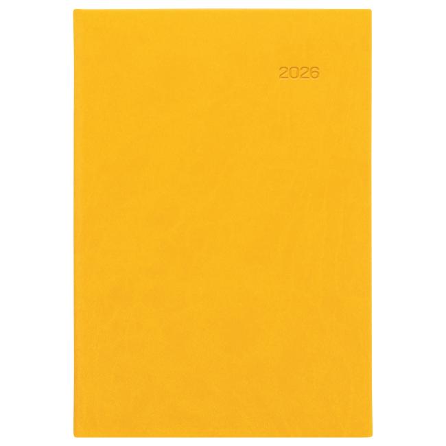 Viva daily diary A5 14.8 x 21 cm yellow 2026