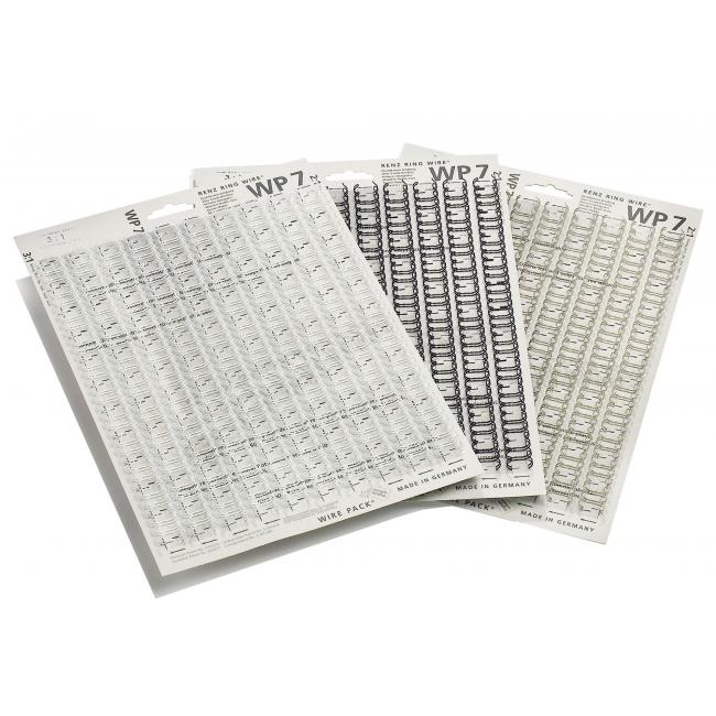 Drôtené hrebene Renz 12,7mm červený 3:1