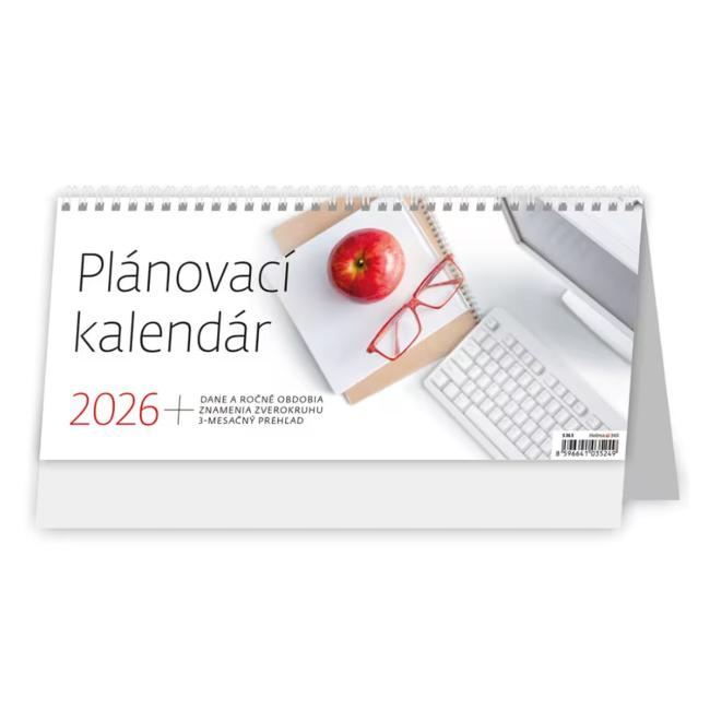 [S363A] Table column calendar 30.1x13.5 cm - Planning 2026