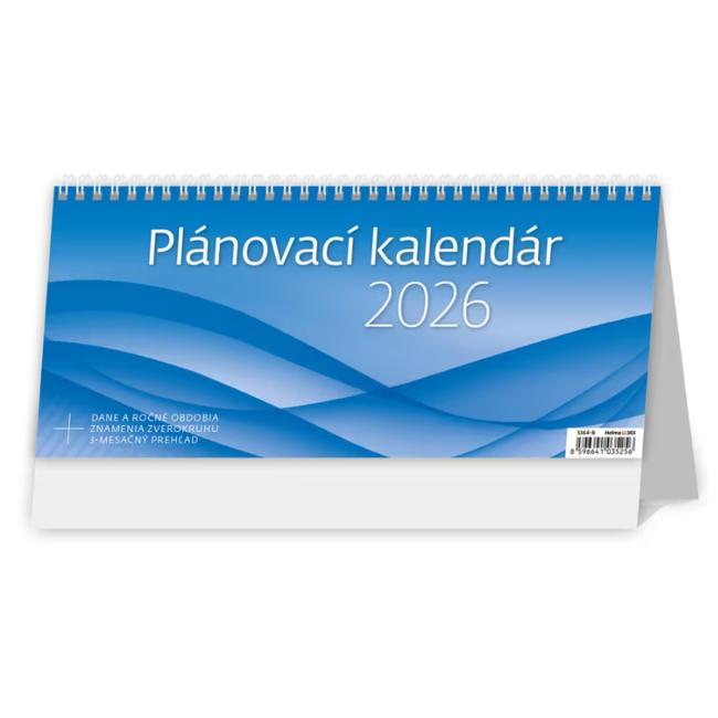Table column calendar 30.1x13.5 cm - Planning OFFICE 2026