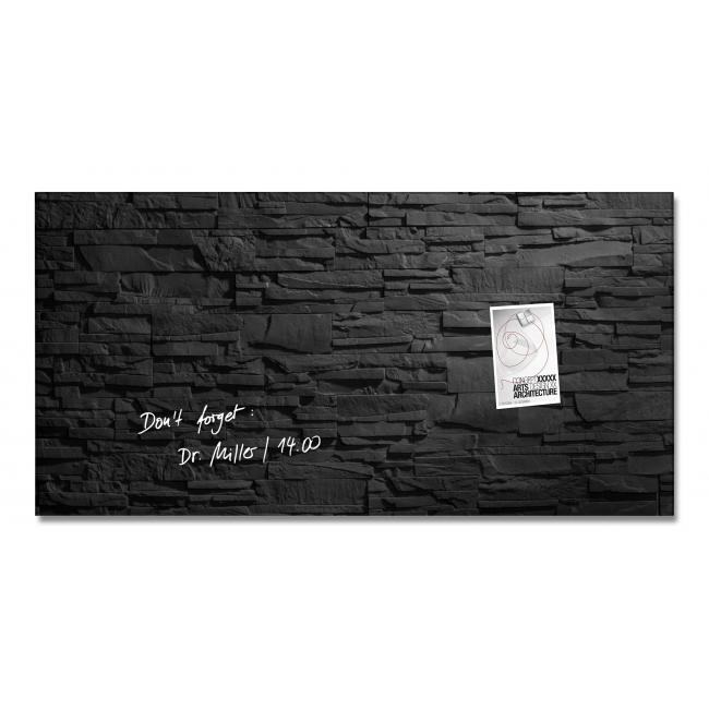 [SI000149] Sklenená tabuľa artverum 91x46cm bridlica