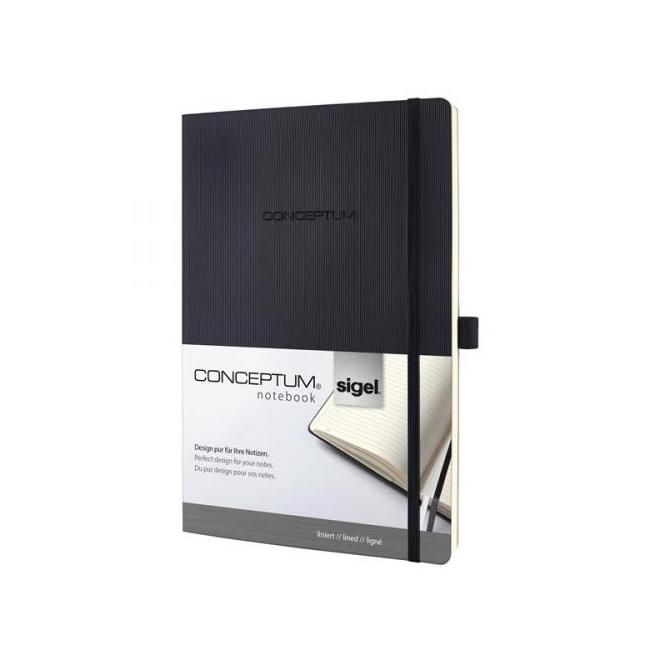 [SI000321] Notebook CONCEPTUM A5, lined black, soft binding