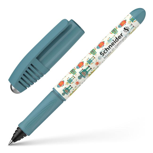 [SN187522] Schneider fountain pen with Zippi Robots roller tip