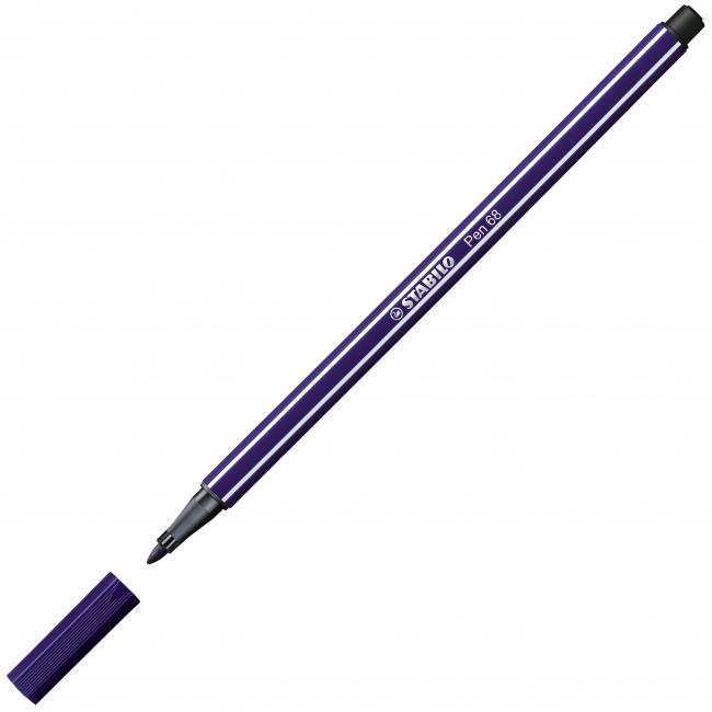 [ST006822] Marker STABILO Pen 68 Prussian blue