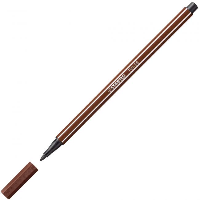 [ST006845] Marker STABILO Pen 68 brown