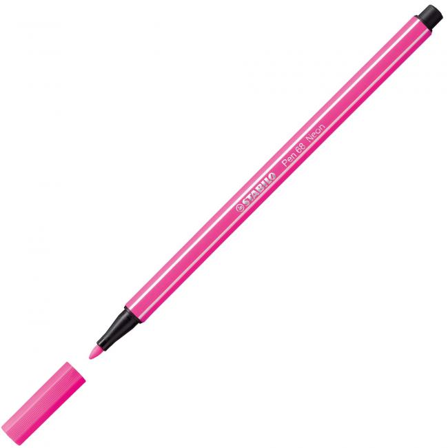 [ST006856] Marker pen STABILO Pen 68 rose-red
