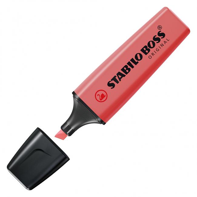 [ST007040] Highlighter STABILO BOSS ORIGINAL red