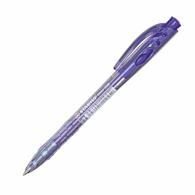 Ballpoint pen STABILO Liner 308 purple