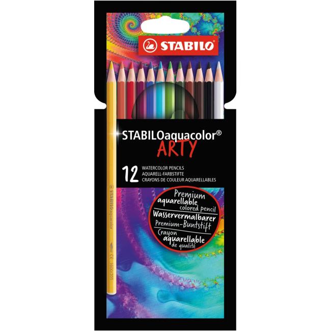 STABILO aquacolor 12 ks. ARTY sada