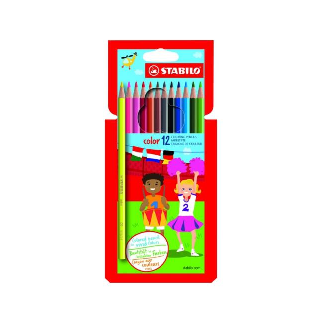 Dyes STABILO Color 10+2neon