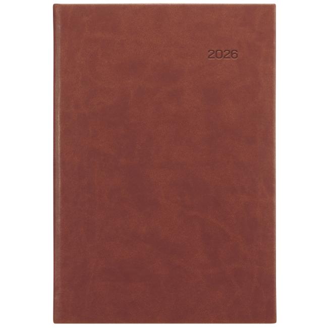 Viva weekly diary A5 14.8 x 21 cm brown 2026