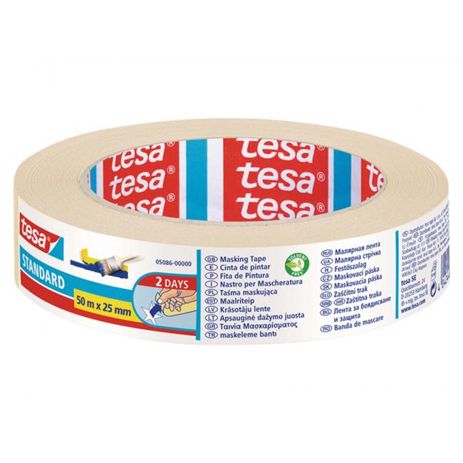 [TE005086] Masking crepe tape TESA 25mm x 50m