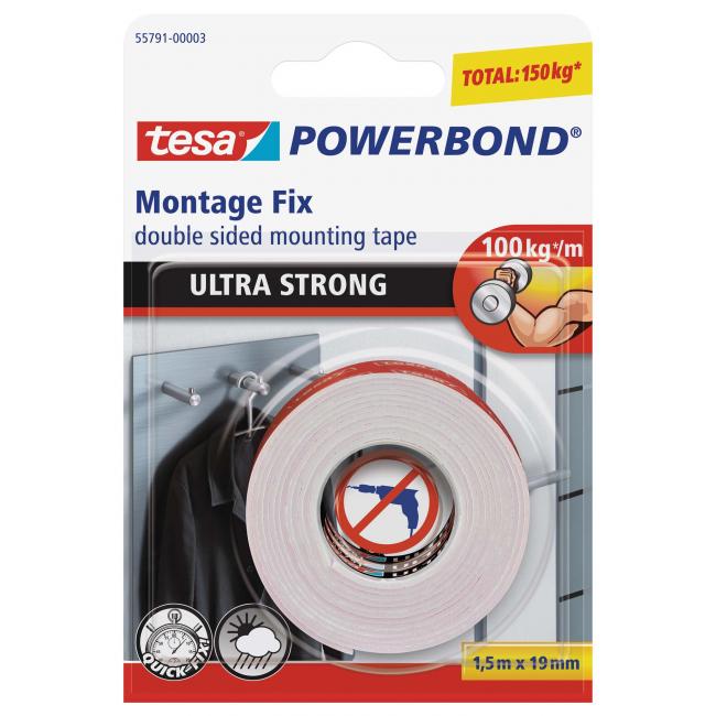 Montážna páska TESA Powerbond ultra pevná 19mm x 1,5m