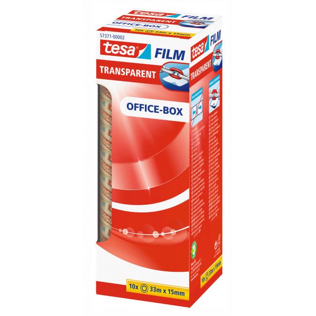 Adhesive tape TESA Economy, 15 mm x 33 m, 10 pcs