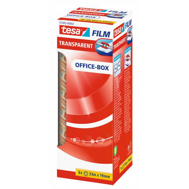 [TE057405] Adhesive tape TESA Economy 19 mm x 33 m, 8 pcs