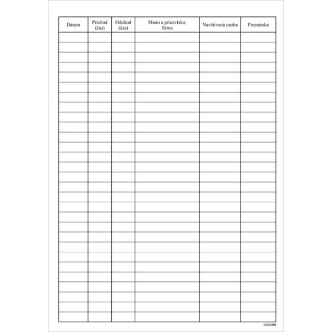 Guestbook, A4, 96 sheets, hardcover