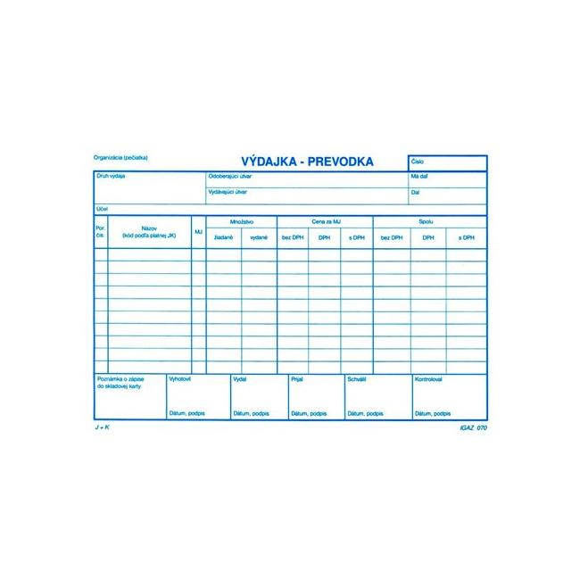 Expense - transfer case with VAT, A5, 100 sheets