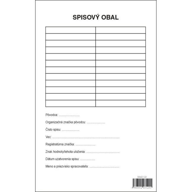 File cover, A4 double sheet, 500 pcs