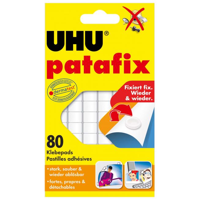 Adhesive rubber UHU patafix white