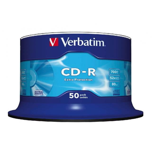 Verbatim CD-R 700 MB koláč 50 Extra