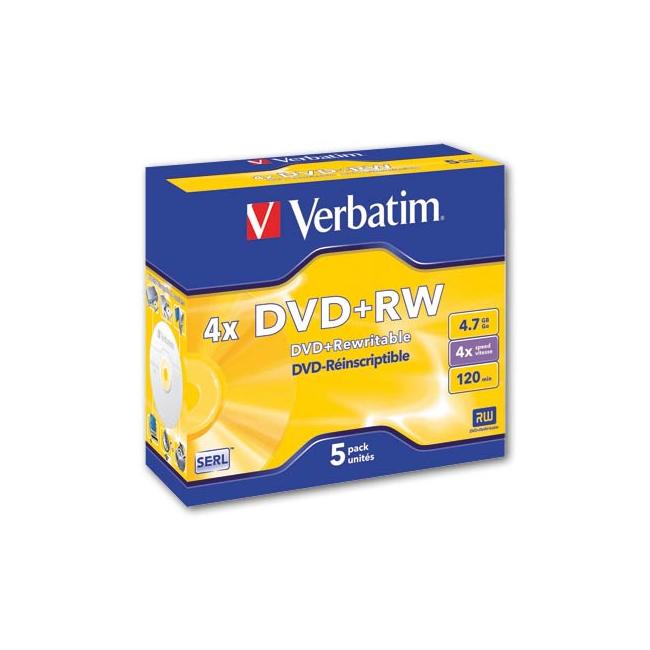 Verbatim DVD+RW 4x classic cover
