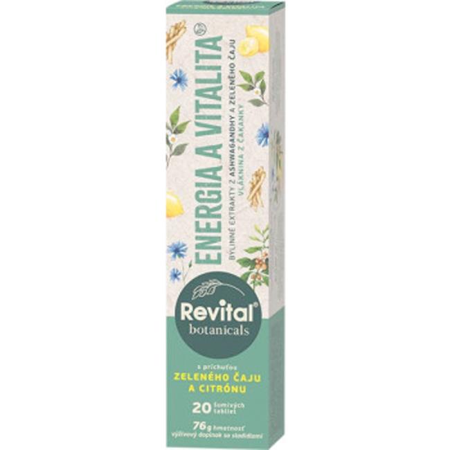 Revital Botanicals Energy and vitality, 20 effervescent tablets