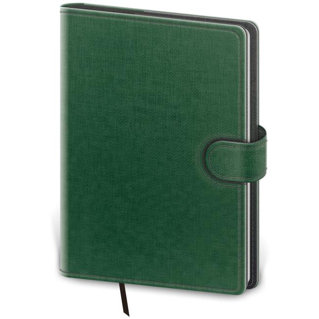 Diary Flip daily A5 14.3x20.5cm - green/grey 2026