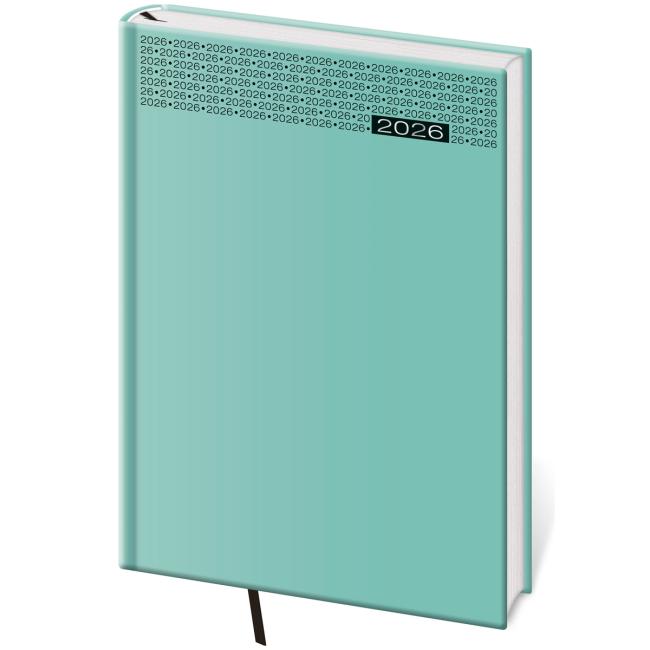 Gommato weekly diary A5 14.3x20.5 cm turquoise 2026