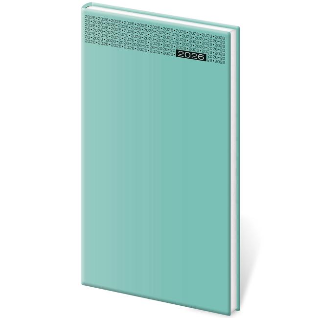 Gommato weekly pocket diary turquoise 2026