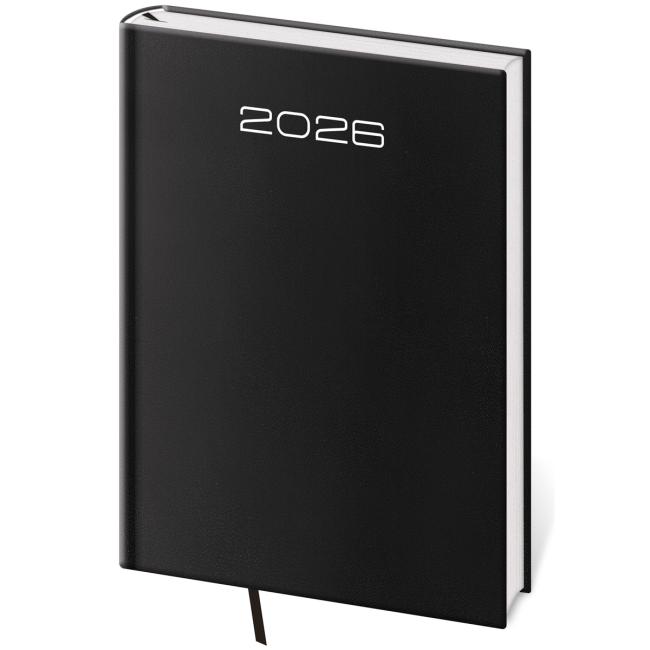 Diár Old Karachi weekly B5 17x24 cm black 2026