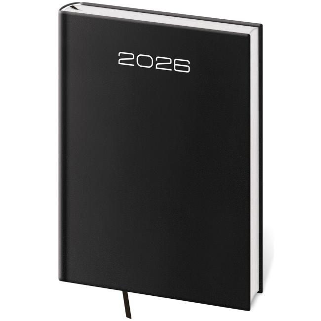 Diary Old Karachi daily A5 14.3x20.5 cm black 2026